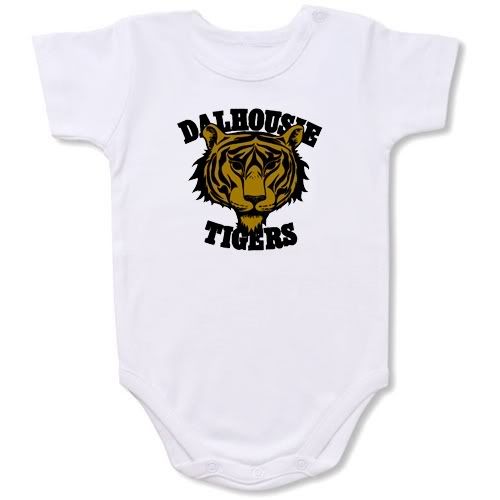 Dalhousie Tigers Baby Bodysuit Creeper #01